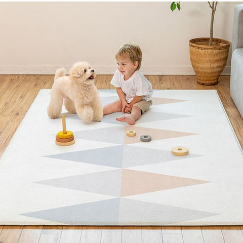 Parklon LaPure Soft Play Mat - Urban Object / Fabric Gray (190 x 130 x 1.2cm)