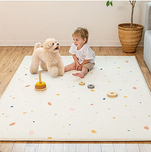 Parklon LaPure Soft Play Mat - Jelly Terrazzo / Sage Beige (190 x 130 x 1.2cm)