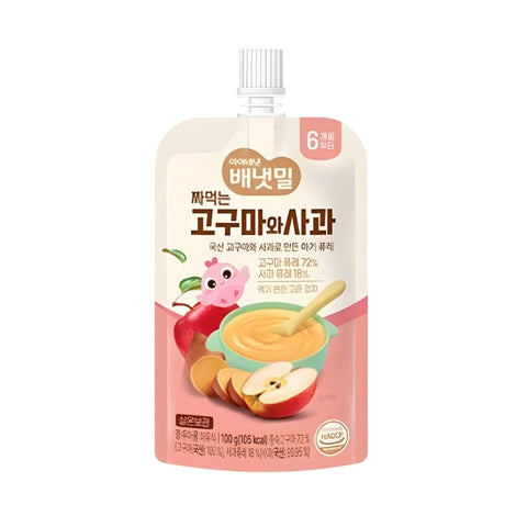 Ivenet Sweet Potato & Apple Puree Pouch