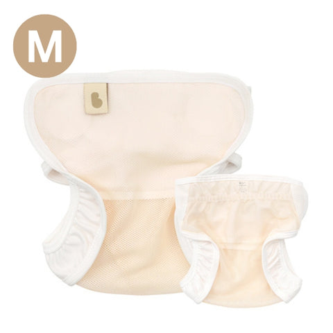 BambooBebe Mesh Diaper Cover M - Natural