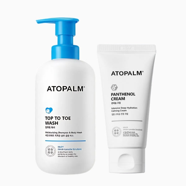 ATOPALM TOP TO TOE WASH 300ml + PANTHENOL CREAM 80ml