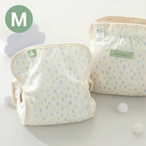 BambooBebe Waterproof All-in-One Cloth Diaper M - Soft Mint
