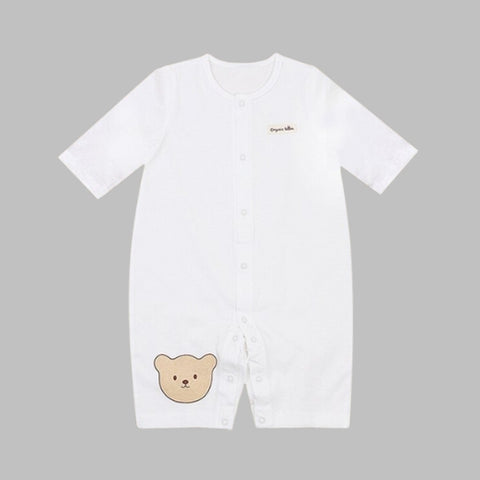 Organic Boom Basic Half Sleeve Onsie Size 90