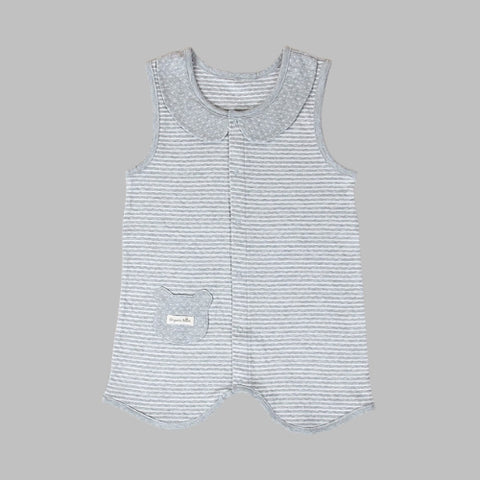 Organic Boom Sleeping Vest - Gray Size 110
