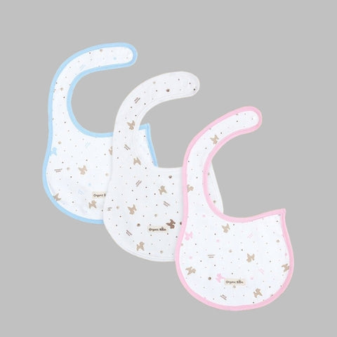 Organic Boom Bib - Pink Poodle