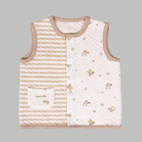 Organic Boom Thermal Vest - Teddy Bear Size 110